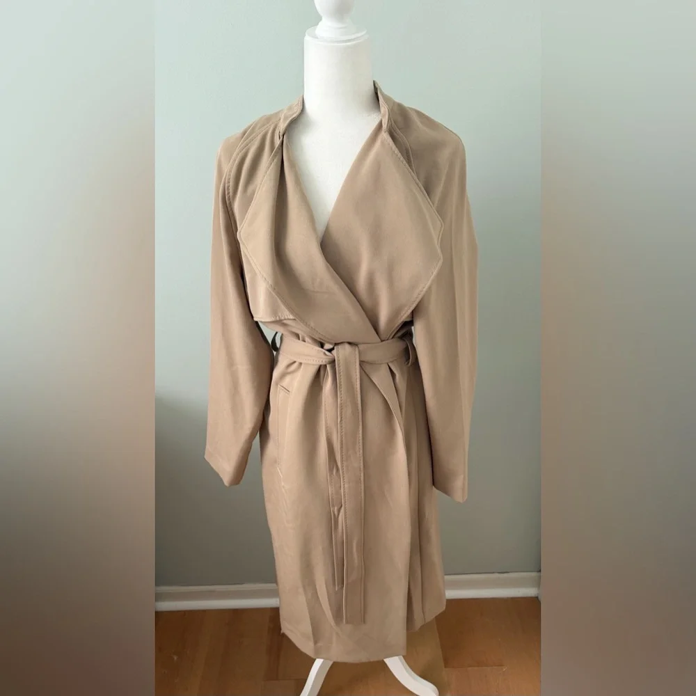 H&M Beige Trench Coat - Picture 2 of 13